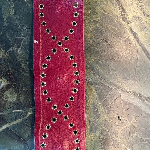 Givenchy rare vintage studded suede belt - Picture 7 of 7